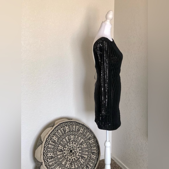 Forever 21 Black sequins dress NWT - Picture 2 of 4